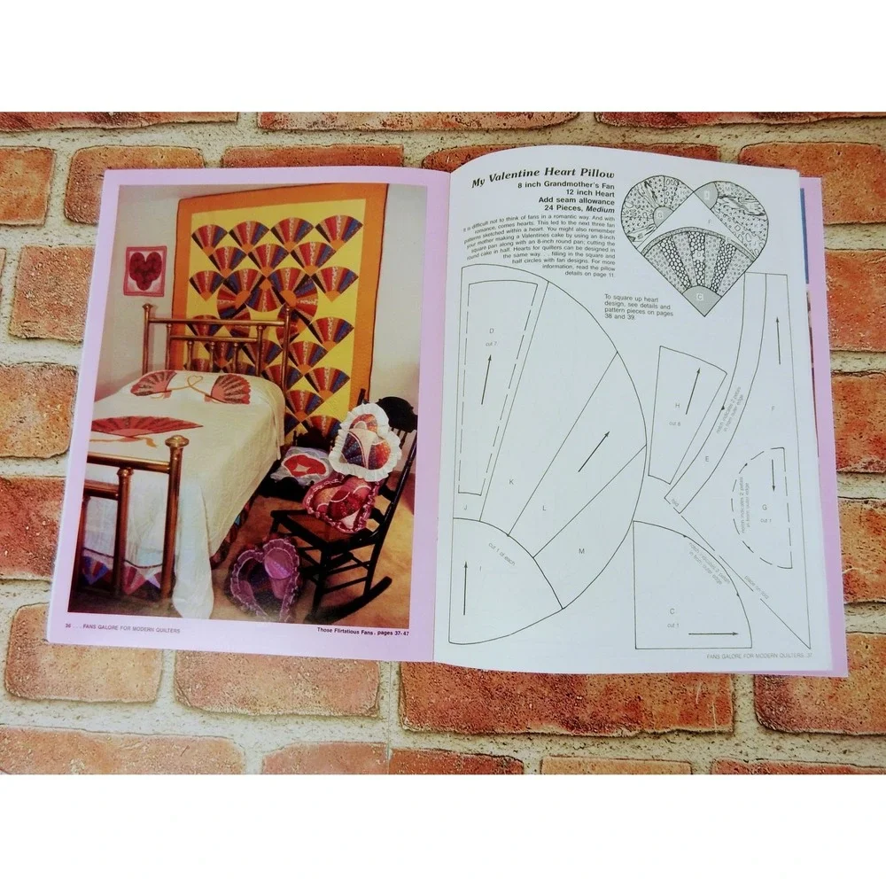 Fans Galore‎ for Modern Quilters Betty Boyink Vtg 1987 Quilting Booklet 1980s